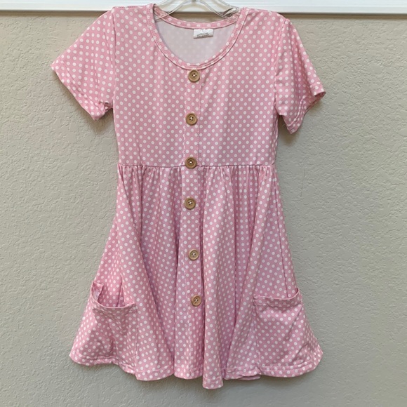 Other - Girls Knit Dot Dress